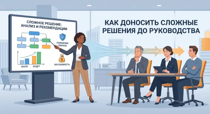 Как доносить сложные решения до руководства