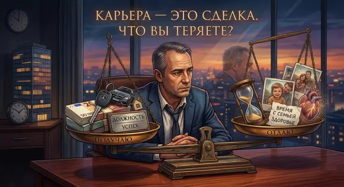 КАРЬЕРА ЭТО СДЕЛКА. ЧТО ВЫ ТЕРЯЕТЕ?