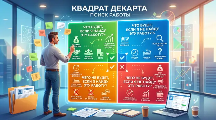 Квадрат Декарта в поиске работы