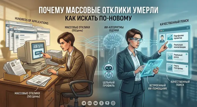 ПОЧЕМУ ВЫ БОЛЬШЕ НЕ НАЙДЁТЕ РАБОТУ.. через массовые отклики. ПОЧЕМУ ВЫ БОЛЬШЕ НЕ НАЙДЁТЕ РАБОТУ.. через массовые отклики.