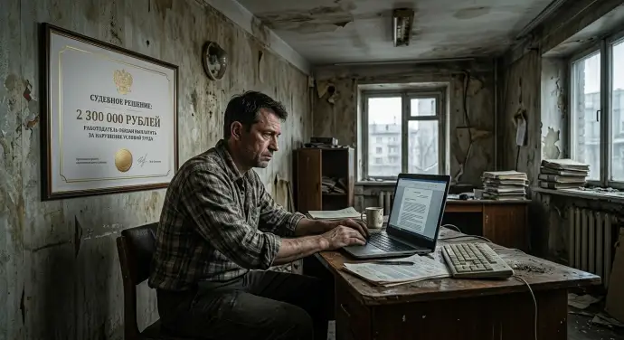 Как работодатель &laquo;переселил&raquo; сотрудника в грязный кабинет и заплатил за это 2,3 млн рублей