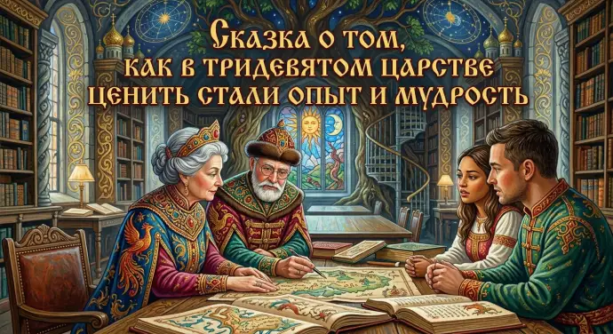 СКАЗ О ТОМ, КАК В ТРИДЕВЯТОМ ЦАРСТВЕ ЦЕНИТЬ СТАЛИ ОПЫТ И МУДРОСТЬ