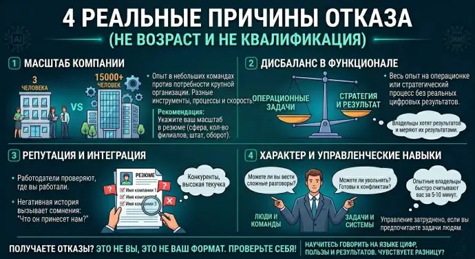 4 РЕАЛЬНЫХ ПРИЧИНЫ ОТКАЗА