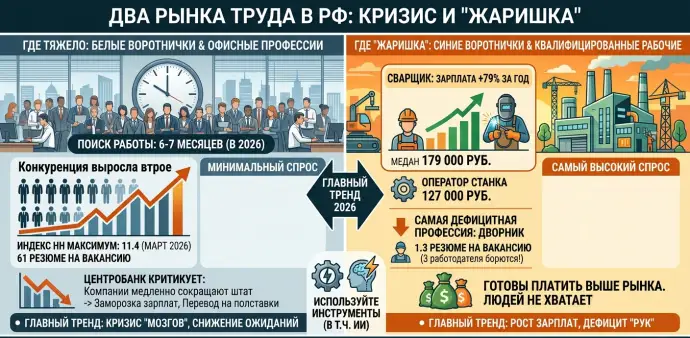 ДВА РЫНКА ТРУДА, О КОТОРЫХ МОЛЧАТ ДВА РЫНКА ТРУДА, О КОТОРЫХ МОЛЧАТ