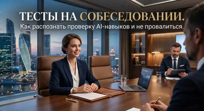 Тесты на собеседовании. Как распознать проверку AI-навыков и не провалиться. Тесты на собеседовании. Как распознать проверку AI-навыков и не провалиться.