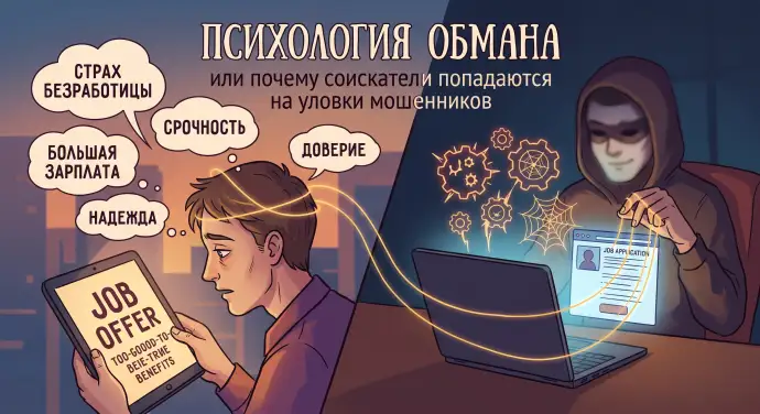 ПСИХОЛОГИЯ ОБМАНА ИЛИ ПОЧЕМУ СОИСКАТЕЛИ ПОПАДАЮТСЯ НА УЛОВКИ МОШЕННИКОВ ПСИХОЛОГИЯ ОБМАНА ИЛИ ПОЧЕМУ СОИСКАТЕЛИ ПОПАДАЮТСЯ НА УЛОВКИ МОШЕННИКОВ