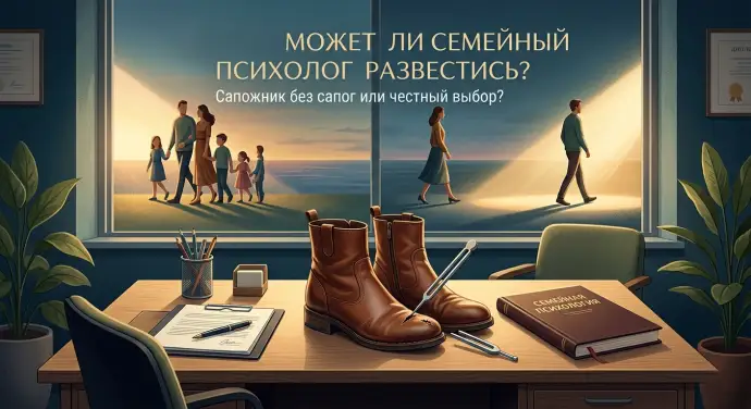 ​МОЖЕТ ЛИ СЕМЕЙНЫЙ ПСИХОЛОГ РАЗВЕСТИСЬ?