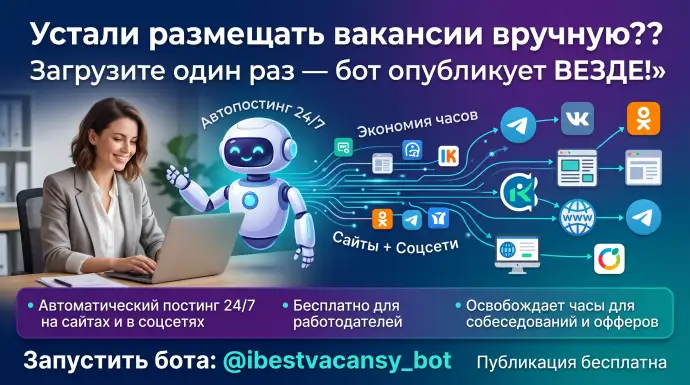 Сколько времени в неделю вы тратите на то, чтобы разложить одну вакансию по всем площадкам? Сколько времени в неделю вы тратите на то, чтобы разложить одну вакансию по всем площадкам?