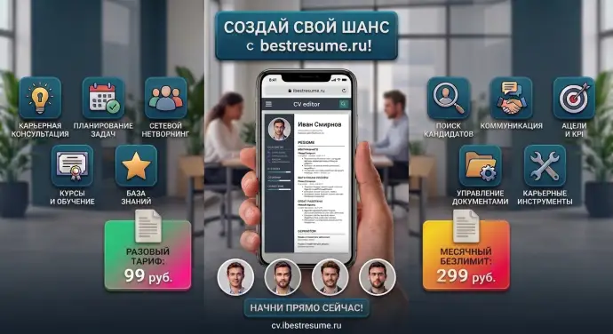Твое резюме не работает? Исправь это за 15 минут