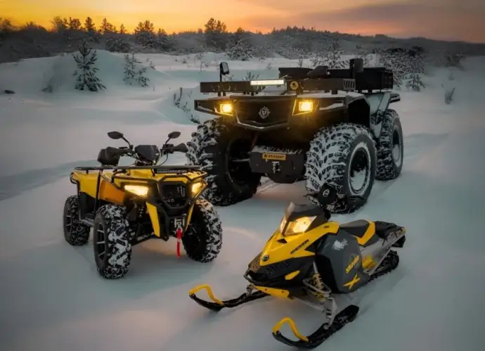 Развлекательные поездки на квадроциклах и снегоходах набирают популярность в Пензе