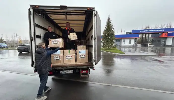 Новогодний сюрприз из России для детей Беларуси